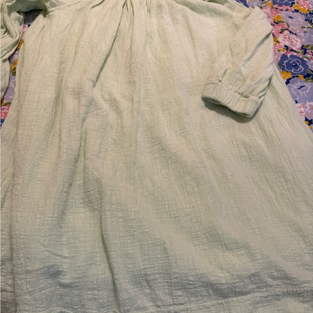 Zara Kids Casual Dress in Light Green